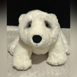 Dakin Lou Rankin Signature White Polar Bear Fairbanks Jr Plush Stuffed 9"